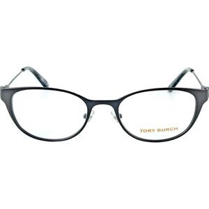Tory Burch TY1050 Womens Eyeglass Frame 3162 Satin Dark Gunmetal